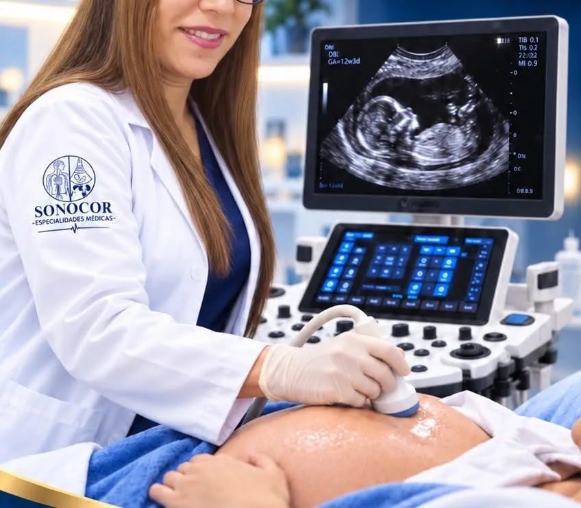Ecografía obstétrica en Sonocor